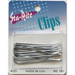Hot Roller Clips - Small Hair Clips for Electric Rollers, 8-Count - Picture 1 of 12