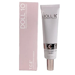 Doll 10 T.C.E Super Coverage Make-up hellbraun/tief 2 Unzen Jumbo-Größe - neu - Bild 1 von 7