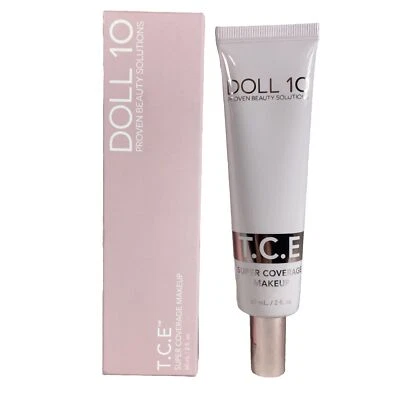 Doll 10 T.C.E Super Coverage Makeup FAIR 2 oz Jumbo Size - New - Image 1 of 4