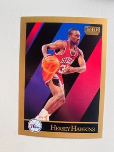 Tarjeta de baloncesto de la NBA Skybox #216 1990 Jersey Hawkins casi nueva-como nueva - Imagen 1 de 2