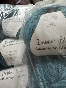 Debbie Bliss Cashmerino Chunky Yarn 22 balls of 50 gms each, 65mtrs Per Ball - Picture 1 of 3