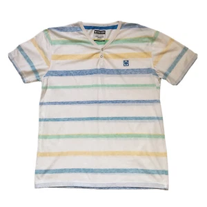 Zoo York Excelsior 1/4 Druckknopfleiste Shirt Größe Large weiß  - Bild 1 von 5