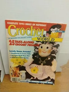 CROCHET WORLD Magazine • August 1994 • 25 Patterns - Picture 1 of 2