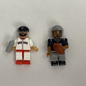 K'nex Sports Baseball Football Figures Replacements Add-on Parts Lot of 2
