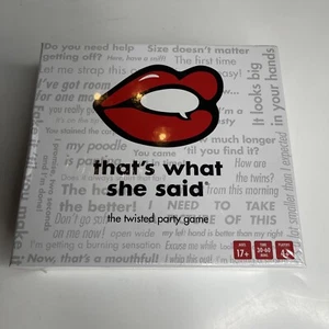 That's What She Said - The Party Game of Twisted Innuendos Board Game - New - Picture 1 of 9