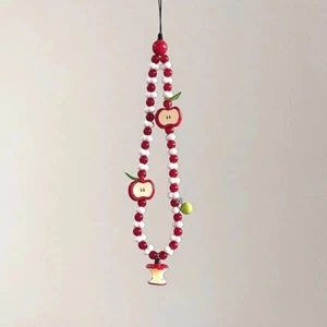 White Red Phone Strap Lanyard Cute Kawaii Bag Pendant Keychain Gift - Zdjęcie 1 z 6