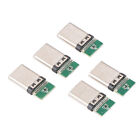 5 sztuk USB 3.1 Typ C Wtyczka Zrób to sam Wtyczka lutownicza Złącze Gniazdo Podłączona płyta PC H F1