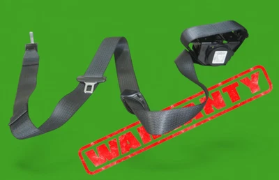 14-19 cadillac cts rear left side seat belt seatbelt black 687786459 / 84308261 - Image 1 of 4