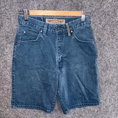 Pantalones Cortos Denim Vintage Levi’s 900 Series Mujer’s 26 Azul Verde Años 90 Foto 1 de 4