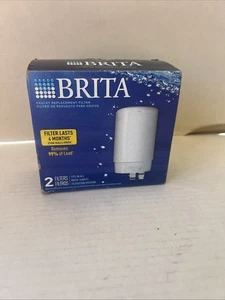Brita Replacement Water Filters for Brita Tap Faucet Mounts White 2 Count - Picture 1 of 3