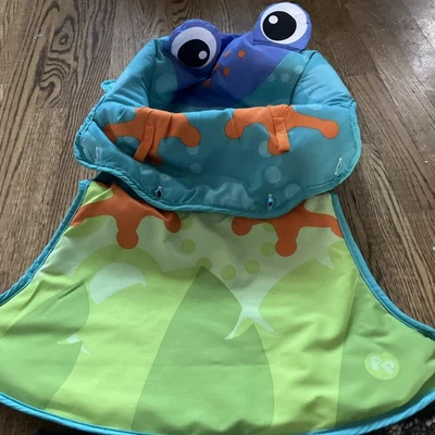 Fisher Price Asiento de Piso Sit-me-up FRANA Cubierta de Tela de Repuesto Azul Verde Foto 1 de 2