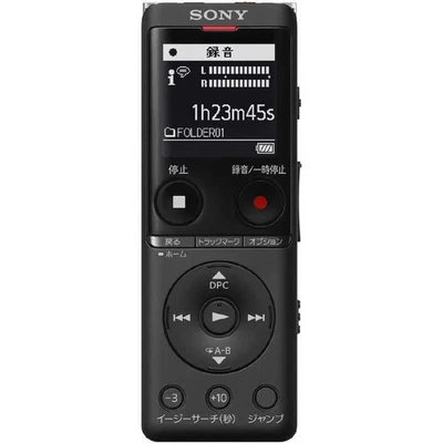 SONY Stereo IC Recorder Black Portable Voice Recorder ICD-UX570F - Image 1 of 4