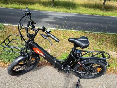 KAISDA E-Bike Klapprad 20 Zoll Elektrofahrrad 20.8Ah DoppelAkku Electric-Bike Fatbike