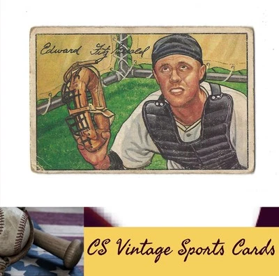 1952 Bowman #180 Ed Fitz Gerald - Image 1 of 2
