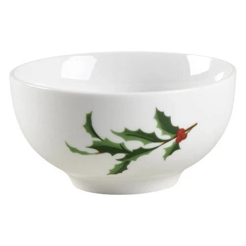 Martha Stewart “Festive Holly” Navidad Vacaciones 5 1/2” Cuencos - Juego de 12 Foto 1 de 1