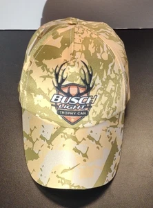 Gorra Busch Light Adulto Snap Back Verde Amarillo Camuflaje Trofeo Ciervo Caza Cerveza - Imagen 1 de 8