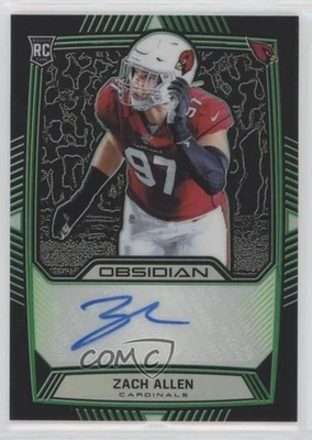 2019 Panini Obsidian Rookie Electric Etch Green /50 Zach Allen #RA-ZAL Auto RC - Image 1 of 2