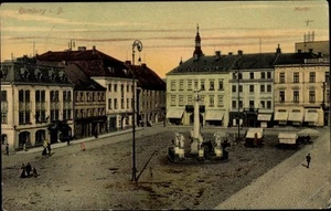 Ak Rumburk Rumburg Reg. Aussig, Blick auf den Marktplatz,... - 3325528 - Bild 1 von 2
