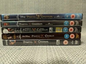Pirates of the Caribbean 1-5 DVD Bundle Action & Adventure (2017) Johnny Depp - Picture 1 of 1