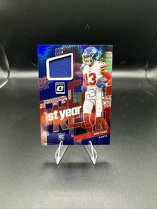 2023 Donruss Optic Football Jalin Hyatt 1st Year Fresh Jersey Relic Blue Hyper - Picture 1 of 2