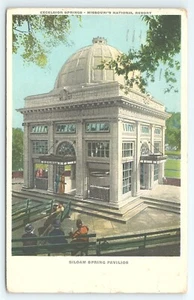 Postcard Siloam Spring Pavilion Excelsior Springs National Resort Missouri c1941 - Imagen 1 de 2