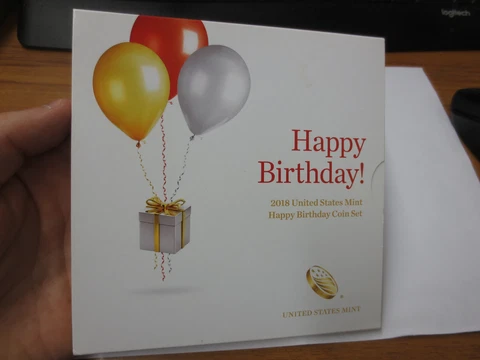 2018 United States Mint Happy Birthday Coin Set (OGP) Cover