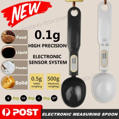 Measuring Spoon Portable Kitchen Tool Digital Electronic Food Spice Sugar Scale - image 1 of 4