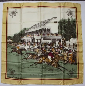 The Grand Stand Goodwood 1853 Liberty Of London Seidentuch - Bild 1 von 4