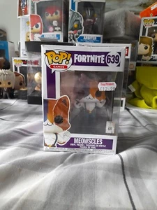 Meowscles Funko Pop Fortnite #639 Games Box Damage tear - Picture 1 of 6