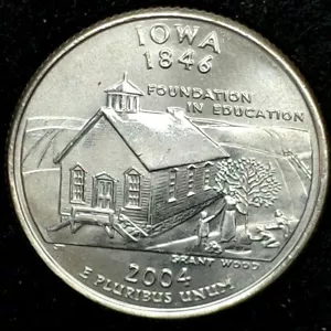 2004-P 25C State Quarter Iowa BU CLAD (I choose) or - Picture 1 of 2