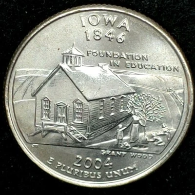 2004-P 25C State Quarter Iowa BU CLAD (I choose) or - Image 1 of 2