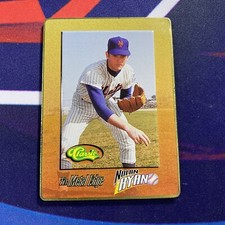 1995 Classic The Metal Edge Collector's Metallic Tin Nolan Ryan #6 New York Mets
