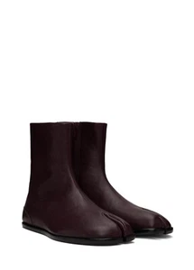 Botines Maison Margiela Tabi Borgoña Cuero Camel - talla 44 - BNWB, £920 - Imagen 1 de 24
