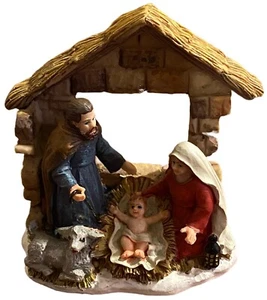 2009 Weihnachtsdorf Urlaub Krippe Zubehör Figur 3,5"x3" - Bild 1 von 3