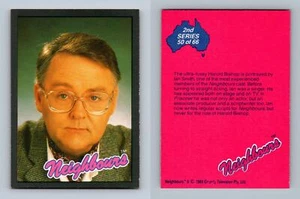 Ian Smith - Harold Bishop #50 Neighbours 2nd Series Topps 1988 Trading Card - Picture 1 of 1