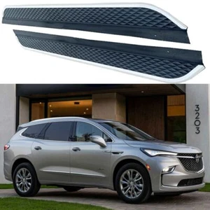 Fits for Buick Enclave 2019-2023 fixed running board side step Nerf Bar 2PCS - Picture 1 of 8