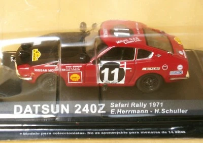 DATSUN 240Z -RALLY -  scala 1:43 NUOVA CON BLISTER (EDICOLA) - Immagine 1 di 2