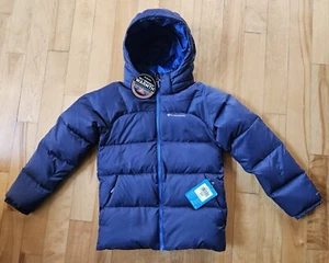 Columbia Youth Centennial Creek Down Puffer Jacky Navy Size M - Picture 1 of 6
