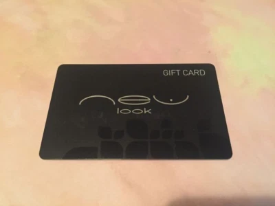 NEW LOOK ( UK ) Classic Logo Silver on Black ( 2010 ) Gift Card ( $0 ) - Image 1 of 2