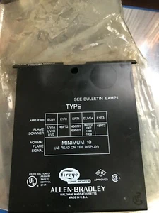 FIREYE ERT1 FLAME RECTIFICATION AMPLIFIER USE WITH " 45CM OR 69ND - Picture 1 of 2