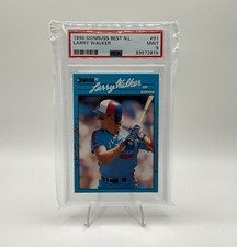 1990 Donruss Best NL #91 RC Larry Walker PSA 9 Mint Rookie Card RC HOF Expos
