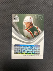2003-04 SP Game Used Edition Signers Marian Gaborik #SPS-MG Auto - Picture 1 of 2