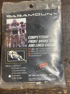 Vintage NOS Paramount front brake cable White - Picture 1 of 3