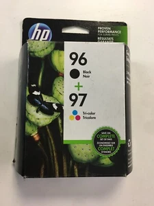 Genuine HP 96 97 Ink Cartridges Combo for HP6548 6620 Printer-OEM-dec2018 - Picture 1 of 5