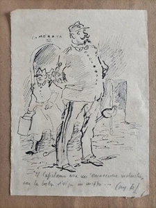 GIANNI VAGNETTI disegno china 1915-1918 Arte Moderna Italiana XX sec. - Foto 1 di 1