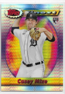 CASEY MIZE 2021 TOPPS FINEST FLASHBACKS PRISM REFRACTOR RC SP /35 TIGERS - Picture 1 of 1