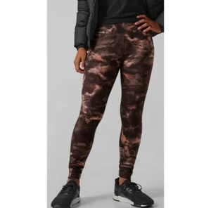 ATHLETA Girl Chit Chat Tight Brown Pink Drawstring Leggings Size XL/14 - Bild 1 von 7