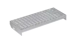 Metallstufe 600x240 mm | 25x2mm | verzinkt Gitterroststufen Treppenstufen - Bild 1 von 11