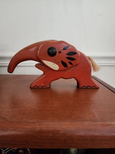 Elephant Nutcracker Vintage Cast Iron 1930's Folk Art Vindex Co. - Picture 1 of 9