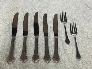 SUMMER MIST - AUTUMN GLOW (STAINLESS) BY ONEIDA SILVER 7 PIECES - Picture 1 of 1